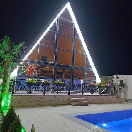 A Frame Houses Sheki Exterior photo