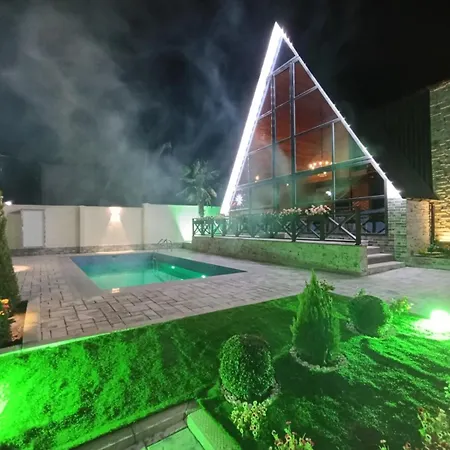 A Frame Houses Sheki Exterior photo